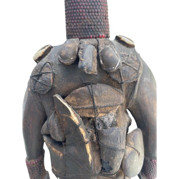 Male Namji doll fetish Fertility figure Wooden African Figurine Statue - Picture 6 of 16